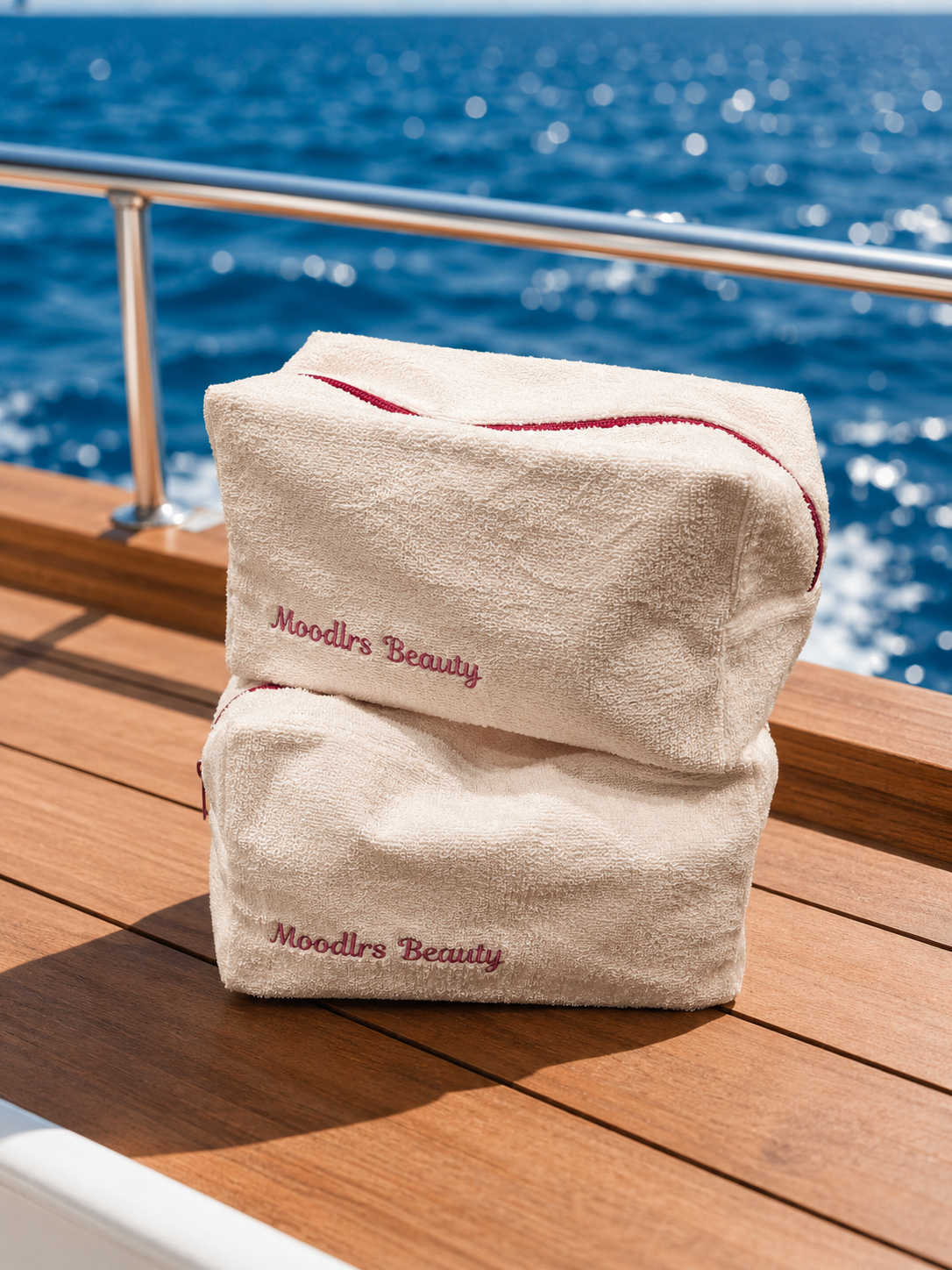 towel makeup bag