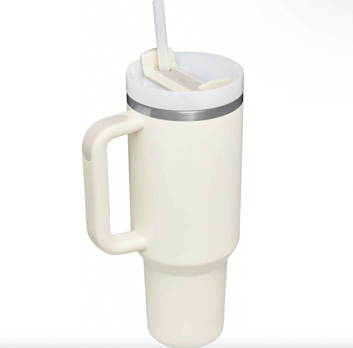The Quencher H2.0 FlowState Tumbler 40 OZ in cream