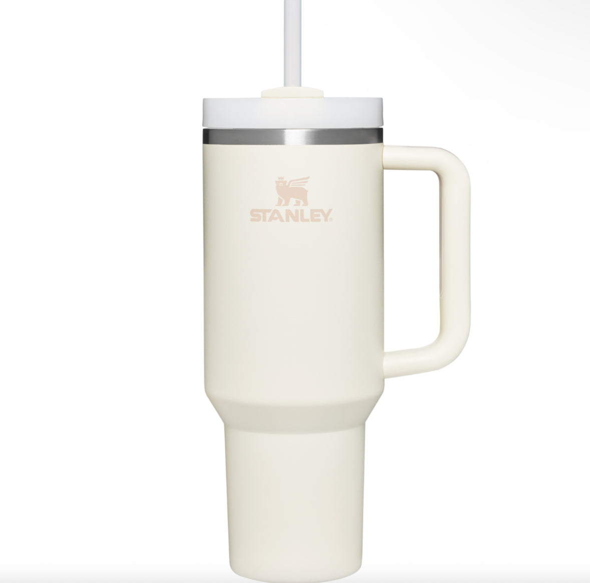 The Quencher H2.0 FlowState Tumbler 40 OZ in cream