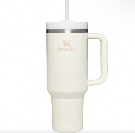 The Quencher H2.0 FlowState Tumbler 40 OZ in cream