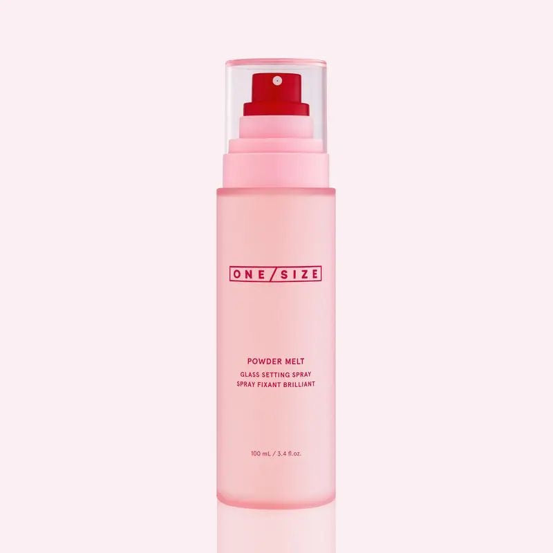 One size powder melt setting spray